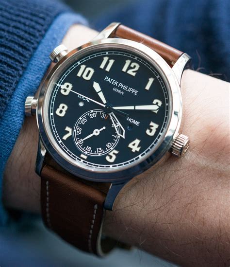 patek philippe pilot watch 5524g|Patek Philippe pilot travel time.